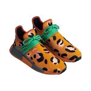 adidas Pharrell X NMD Human Race Animal Print Pulse Amber HP3221 Men's 10.5 & 11